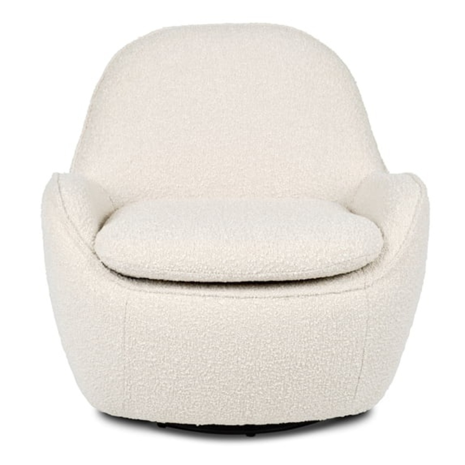 Poly and Bark Nova White Boucle Accent Swivel Chair - image-5
