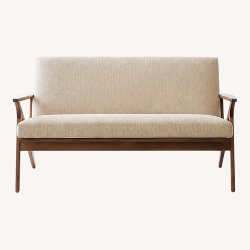 Used Crate & Barrel Cavett Pearl Loveseat for sale on AptDeco