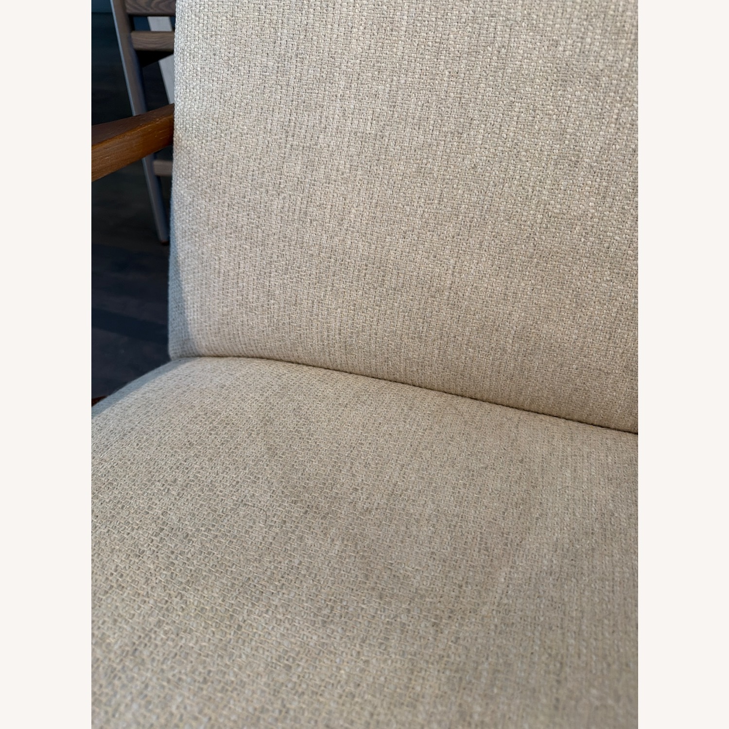 Crate & Barrel Cavett Pearl Loveseat - image-3