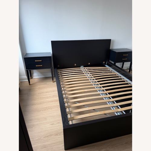 Used IKEA Malm Black Queen Bed for sale on AptDeco