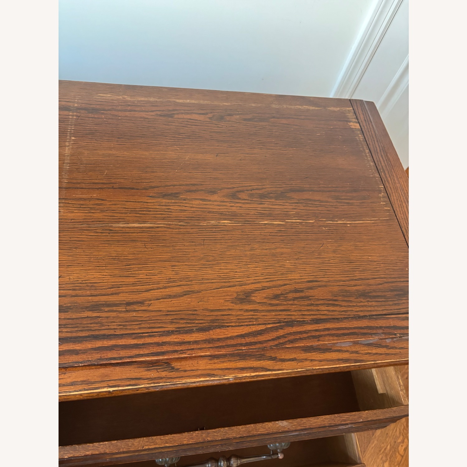 Vintage/Antique Finds Dark Brown Wood Sideboard - image-10