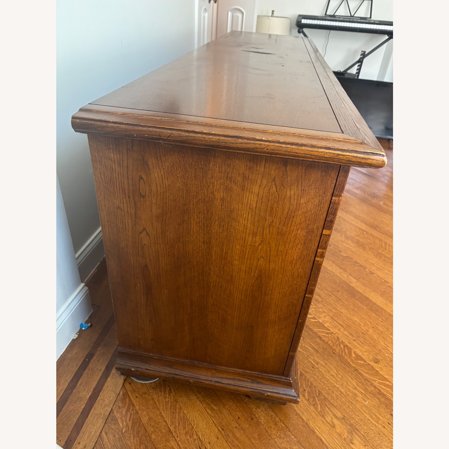 Vintage/Antique Finds Dark Brown Wood Sideboard - image-4