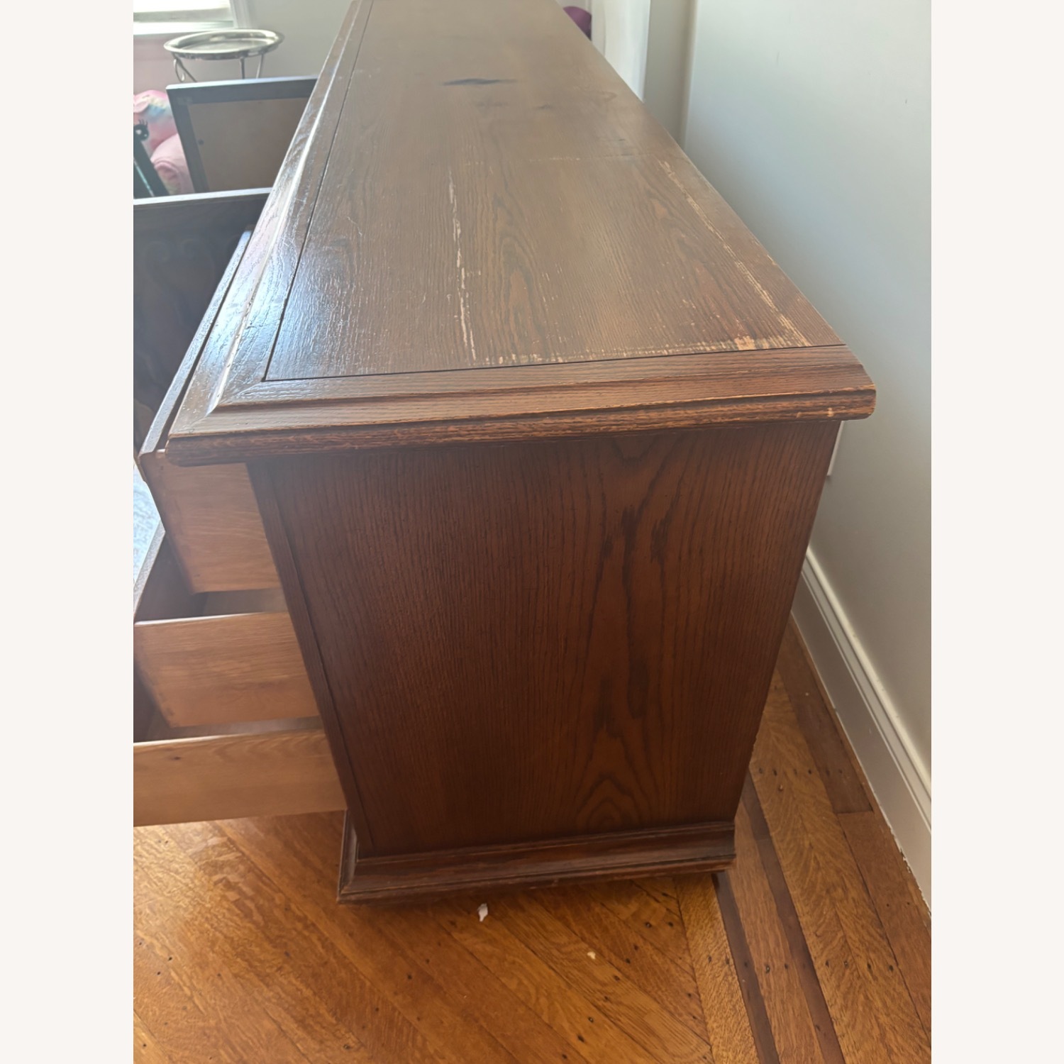 Vintage/Antique Finds Dark Brown Wood Sideboard - image-3