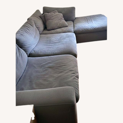 Used Costsco Light Gray 3+ Piece Sectional for sale on AptDeco