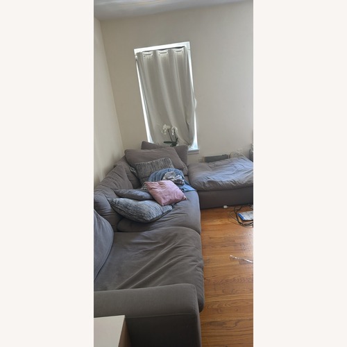 Used Costsco Light Gray 3+ Piece Sectional for sale on AptDeco