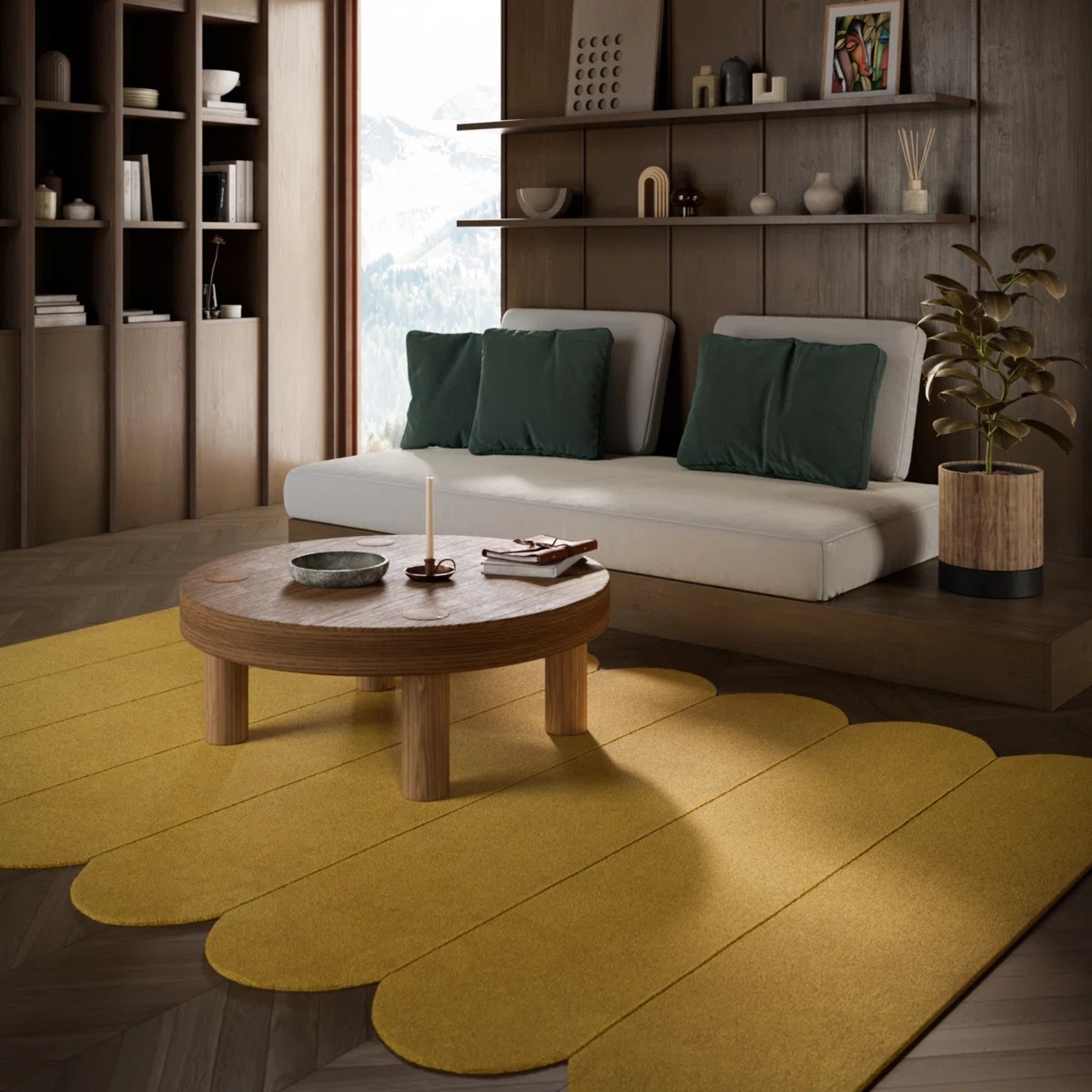 Joss & Main Dabria Hand Tufted Wool Indoor Rug 8' x 10' - image-2