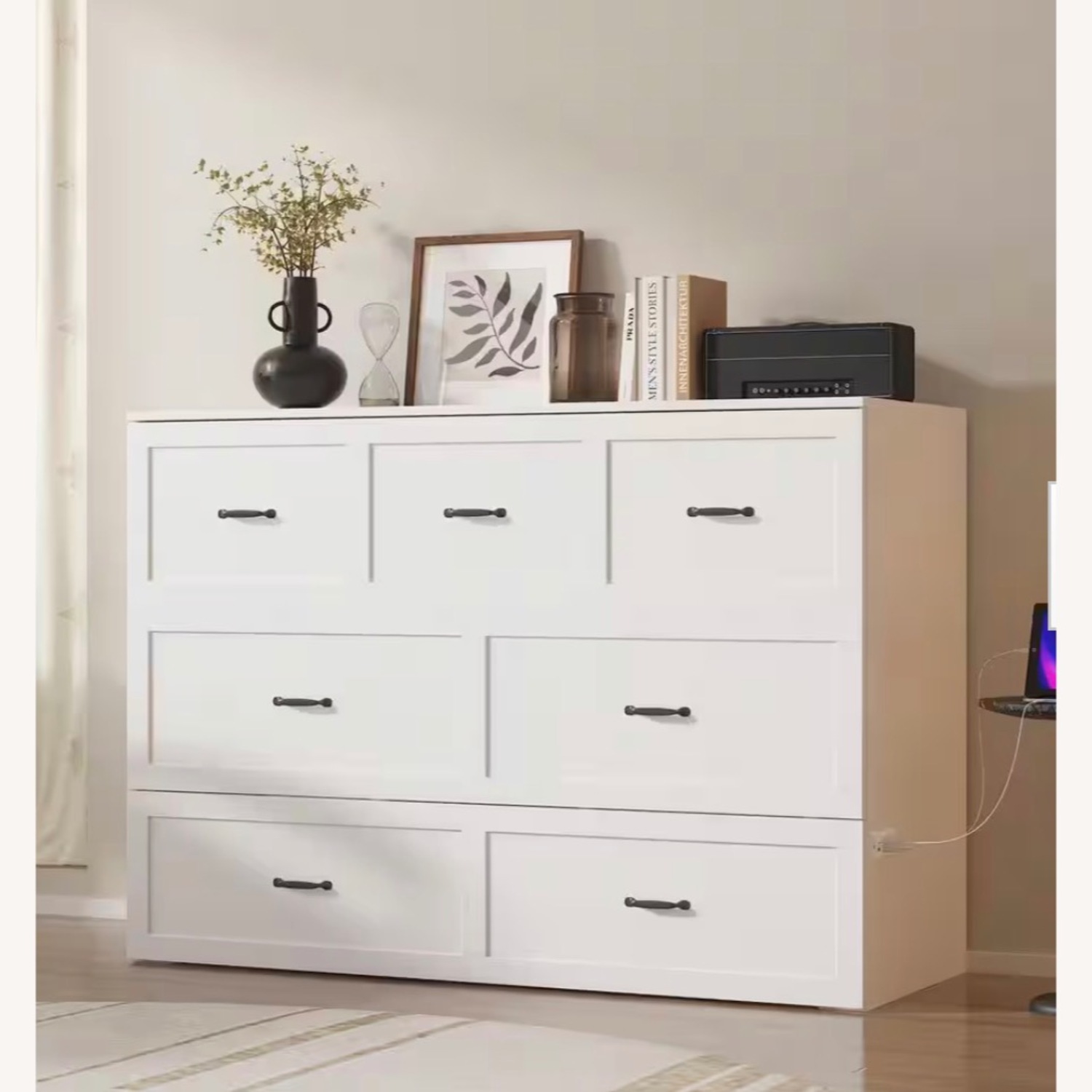 Bed Bath & Beyond White Queen Murphy Bed - image-3