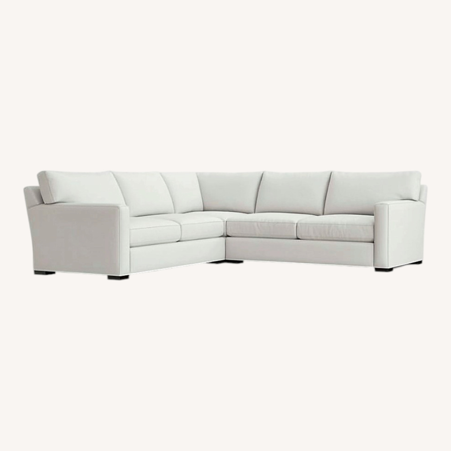 Crate & Barrel Axis 3-Piece L-Shaped Sectional Sofa - image-0