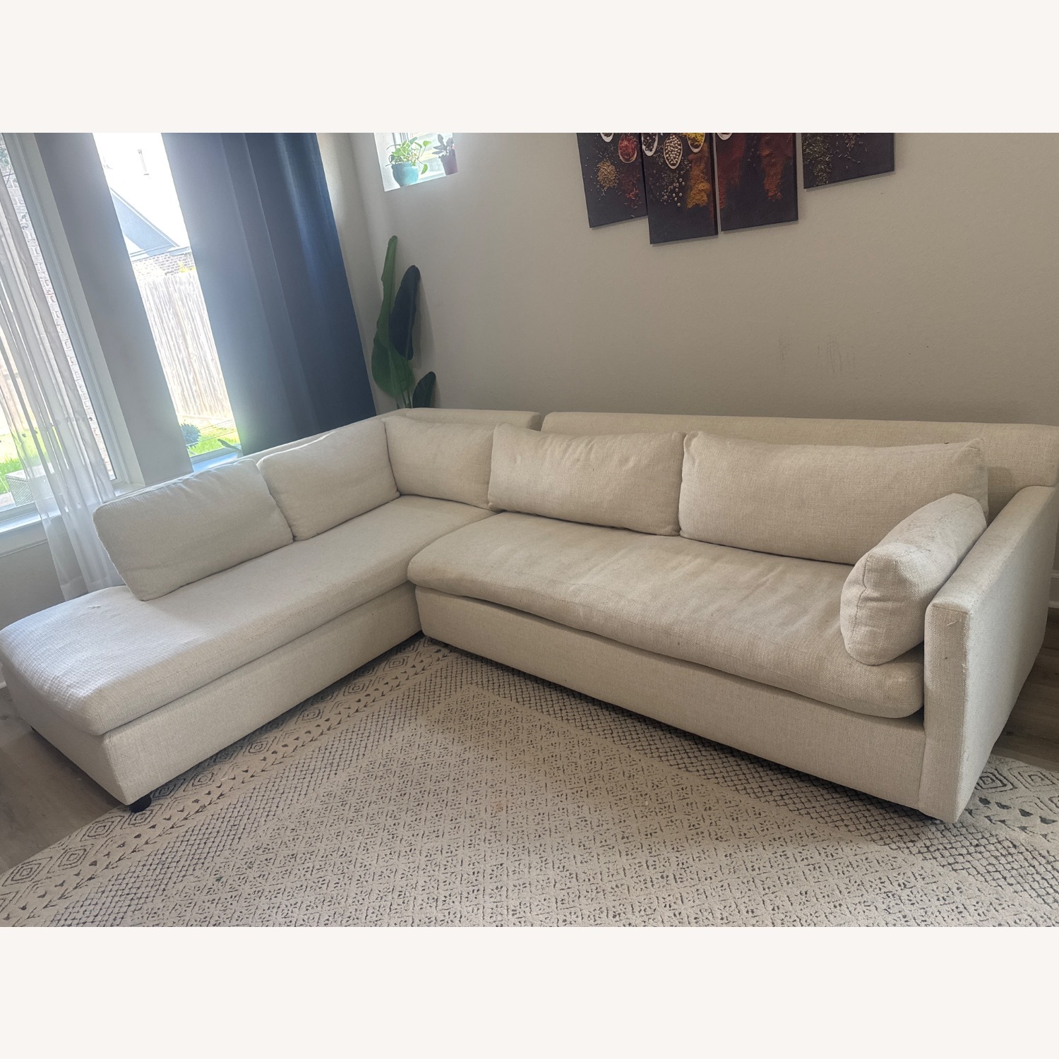 West Elm Marin Chaise Sectional (114") - image-1