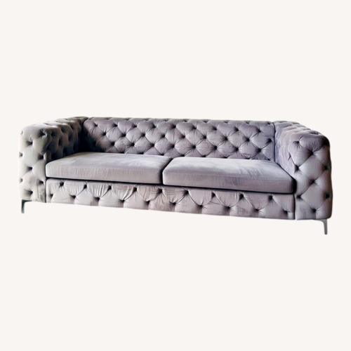 Used Light Gray Fabric 2 Seater Sofa for sale on AptDeco