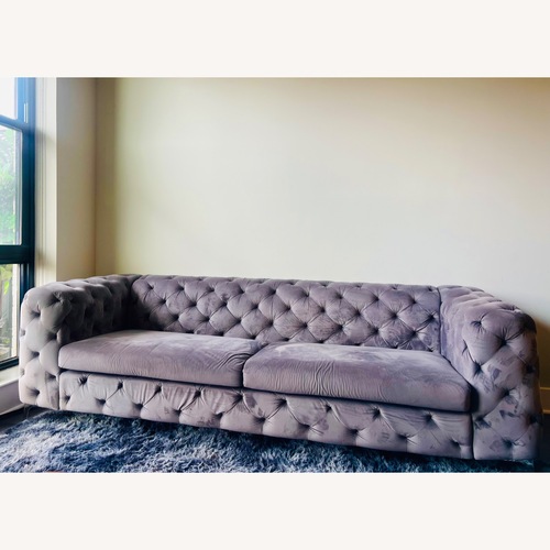 Used Light Gray Fabric 2 Seater Sofa for sale on AptDeco