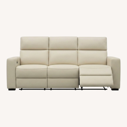 Used Costco Kramer Leather Power Reclining Sofa for sale on AptDeco