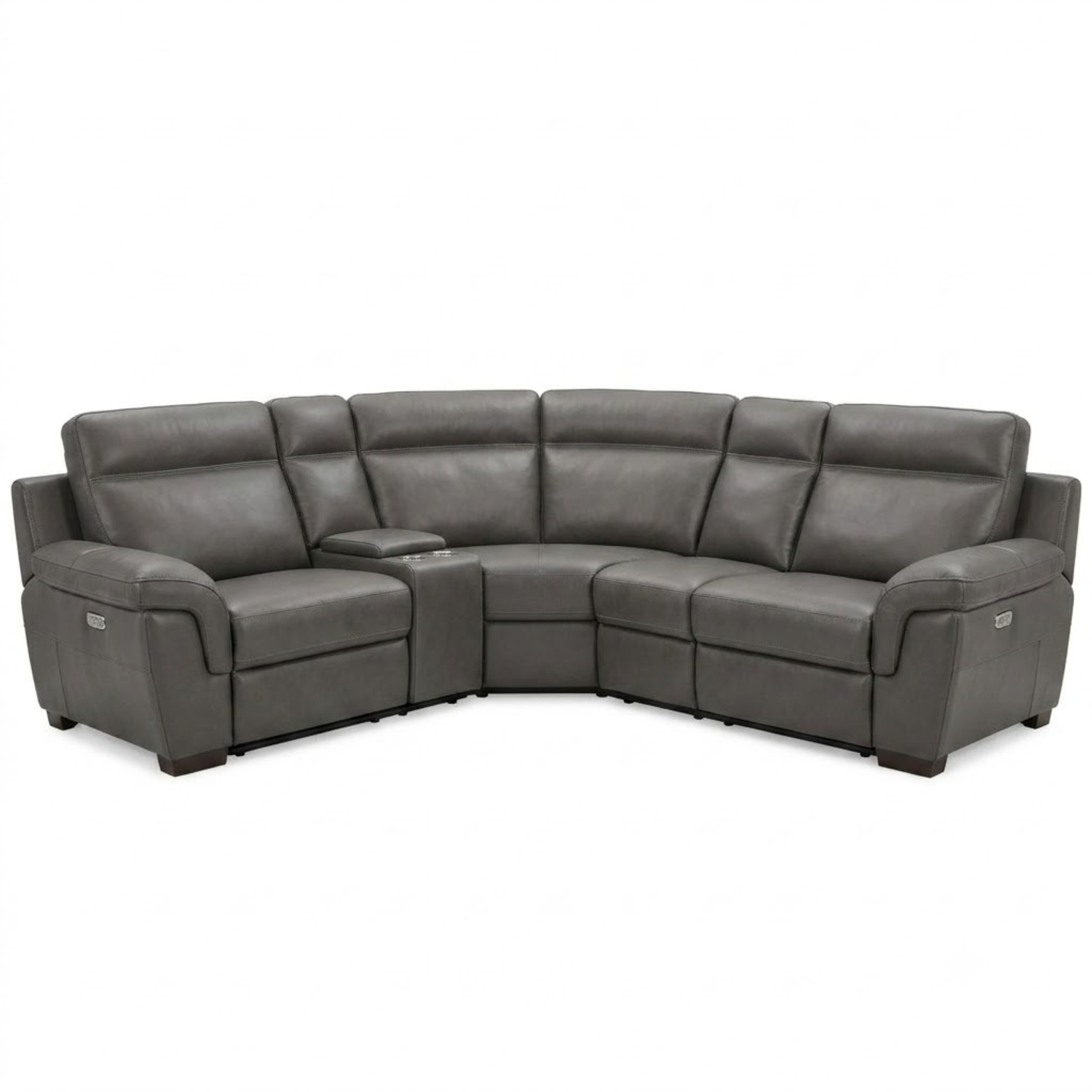 Macy's Julius II 5 pc Sect W 2 Power Recliners - image-13