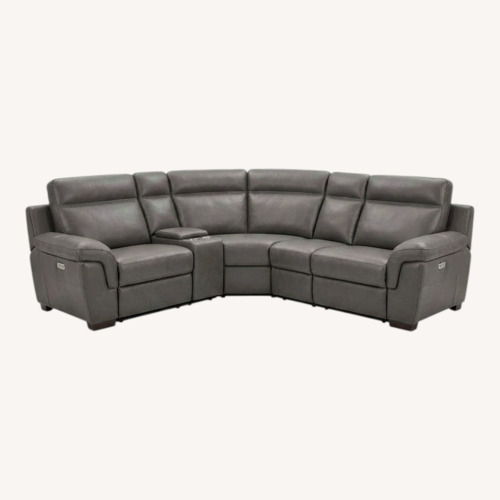 Used Macy's Julius II 5 pc Sect W 2 Power Recliners for sale on AptDeco