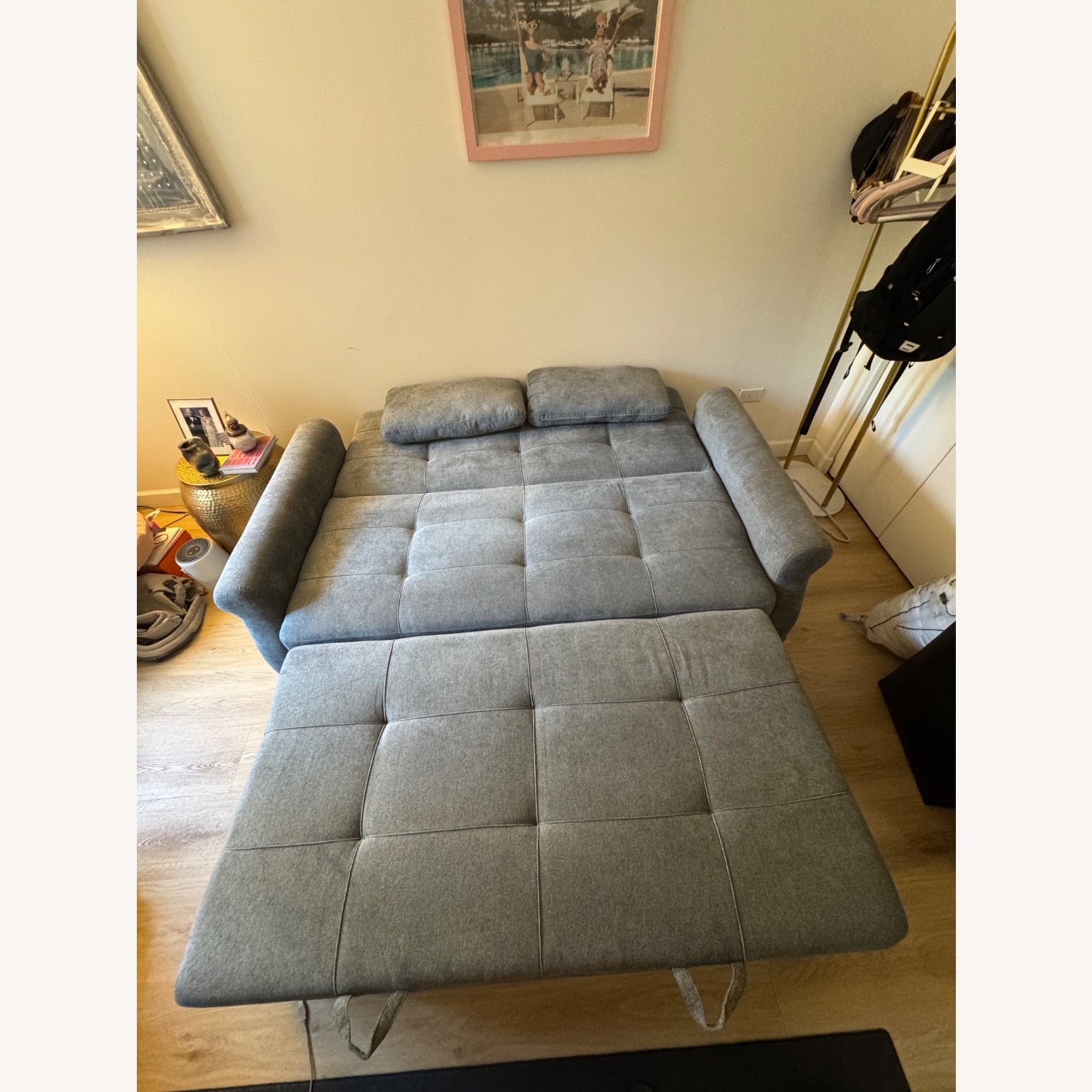 Wayfair Serta Sabrina Light Gray Fabric Sleeper Sofa - image-2