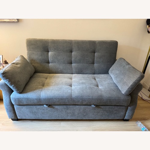 Used Wayfair Serta Sabrina Light Gray Fabric Sleeper Sofa for sale on AptDeco