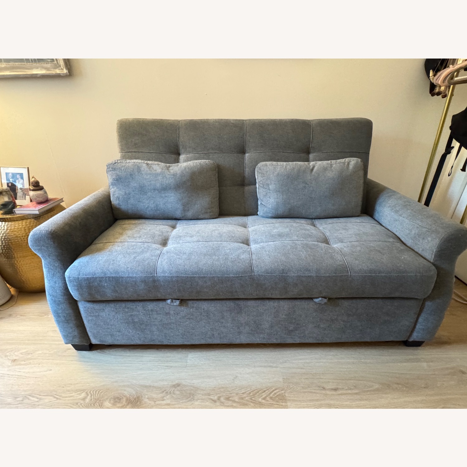 Wayfair Serta Sabrina Light Gray Fabric Sleeper Sofa - image-5