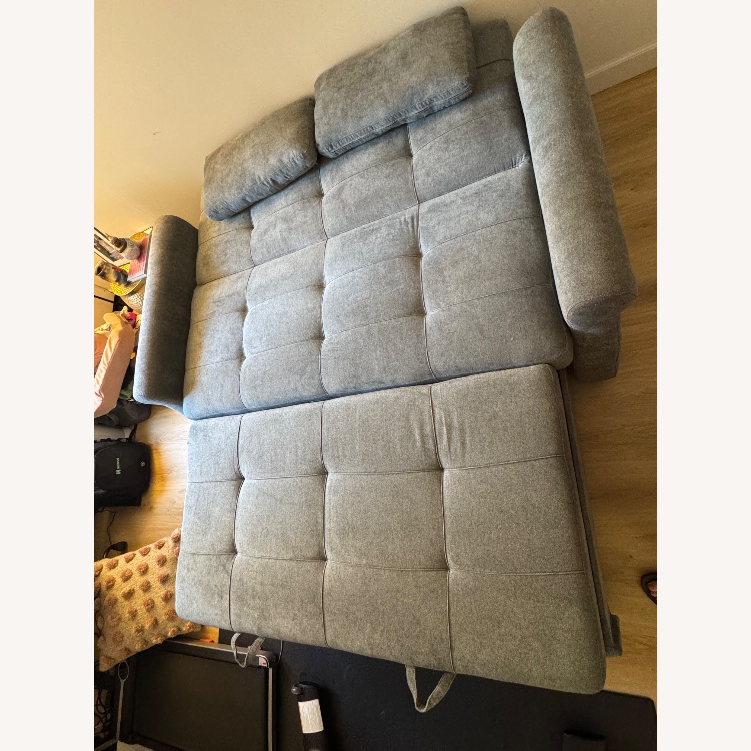Wayfair Serta Sabrina Light Gray Fabric Sleeper Sofa - image-4
