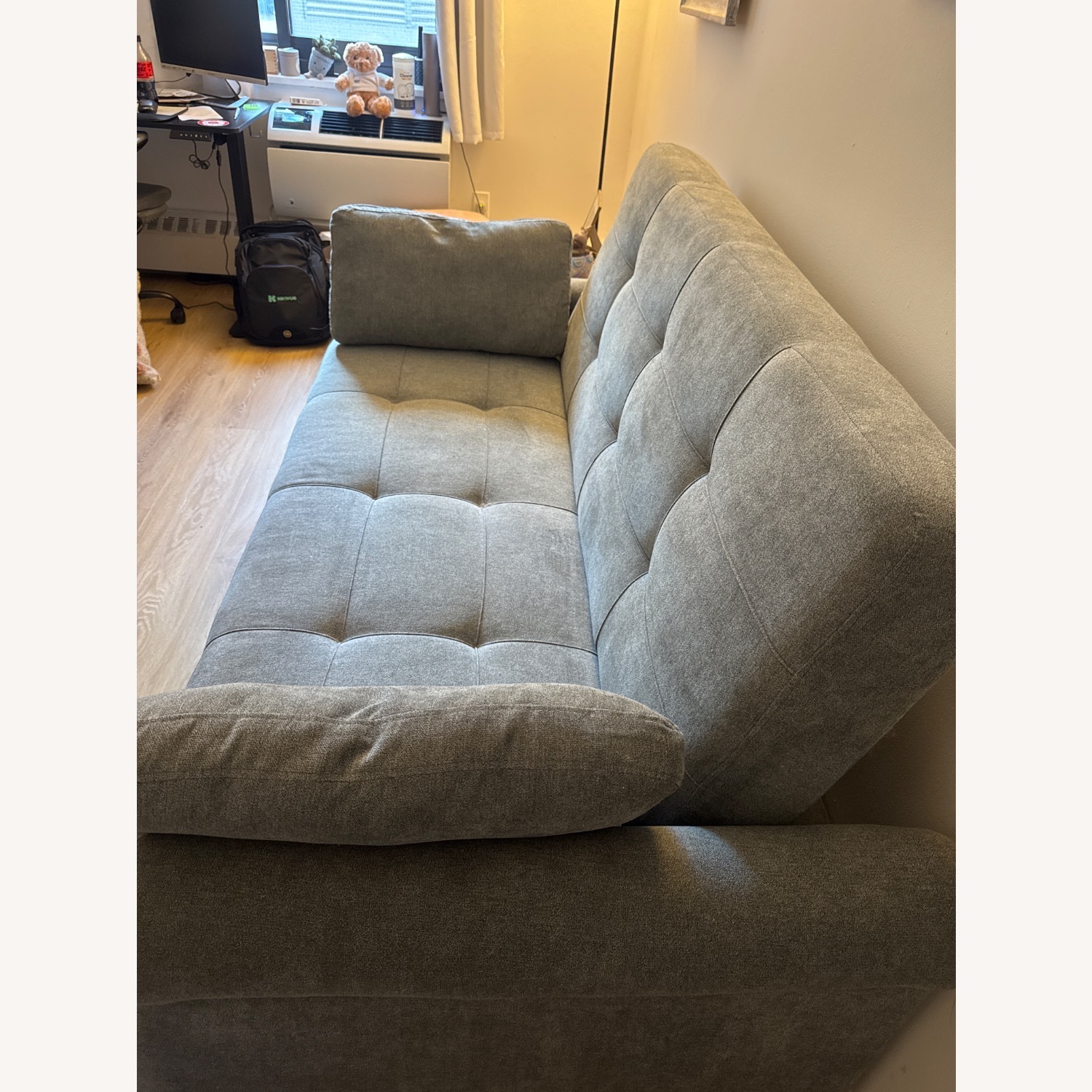 Wayfair Serta Sabrina Light Gray Fabric Sleeper Sofa - image-3