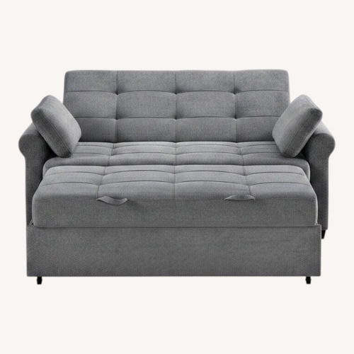 Used Wayfair Serta Sabrina Light Gray Fabric Sleeper Sofa for sale on AptDeco