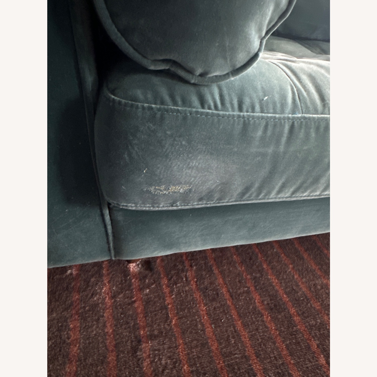 Article Sven 88” Tufted Velvet Sofa - Pacific Blue - image-4