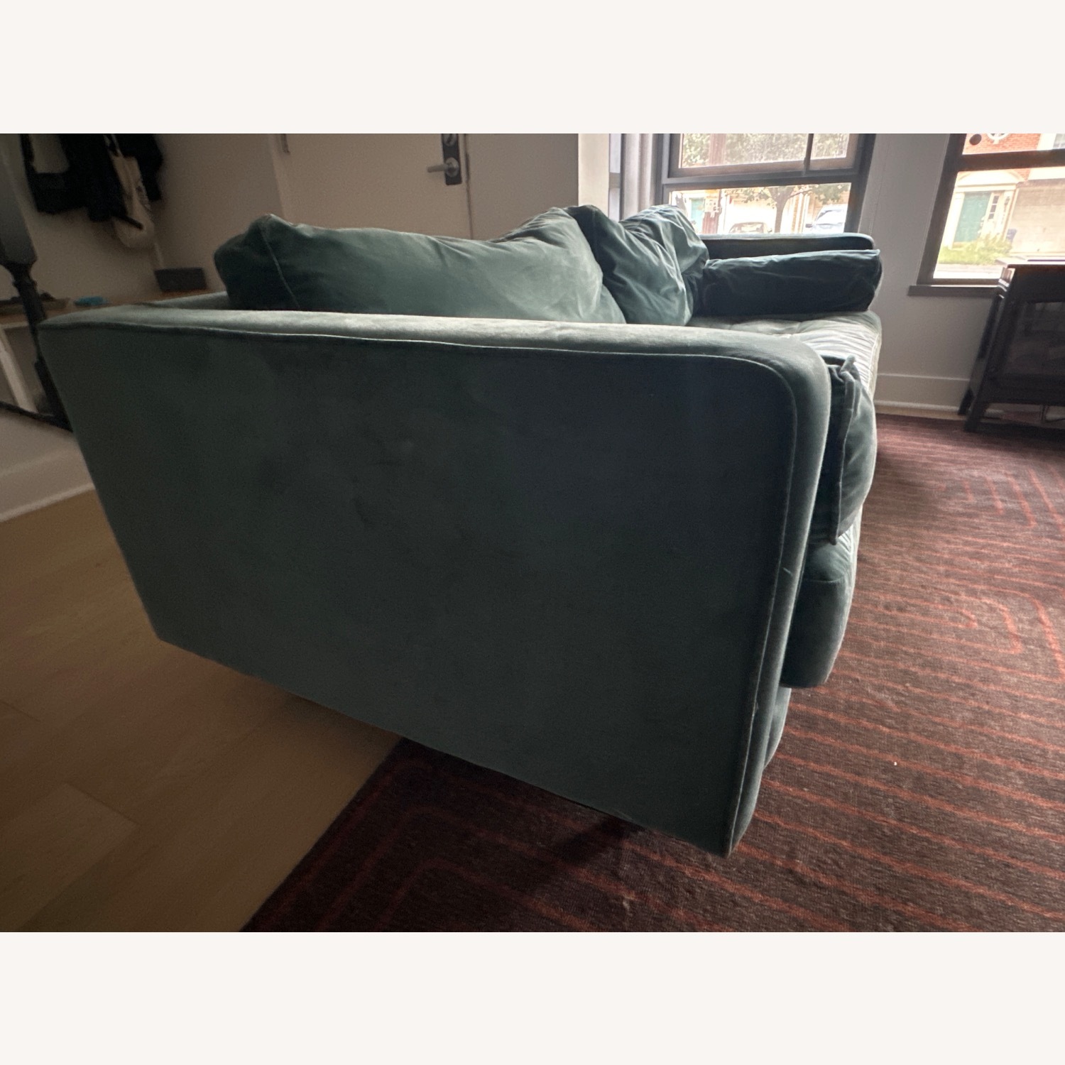 Article Sven 88” Tufted Velvet Sofa - Pacific Blue - image-3