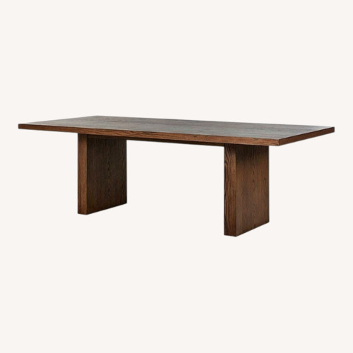 Used West Elm Margery Dark Brown Wood Dining Table for sale on AptDeco