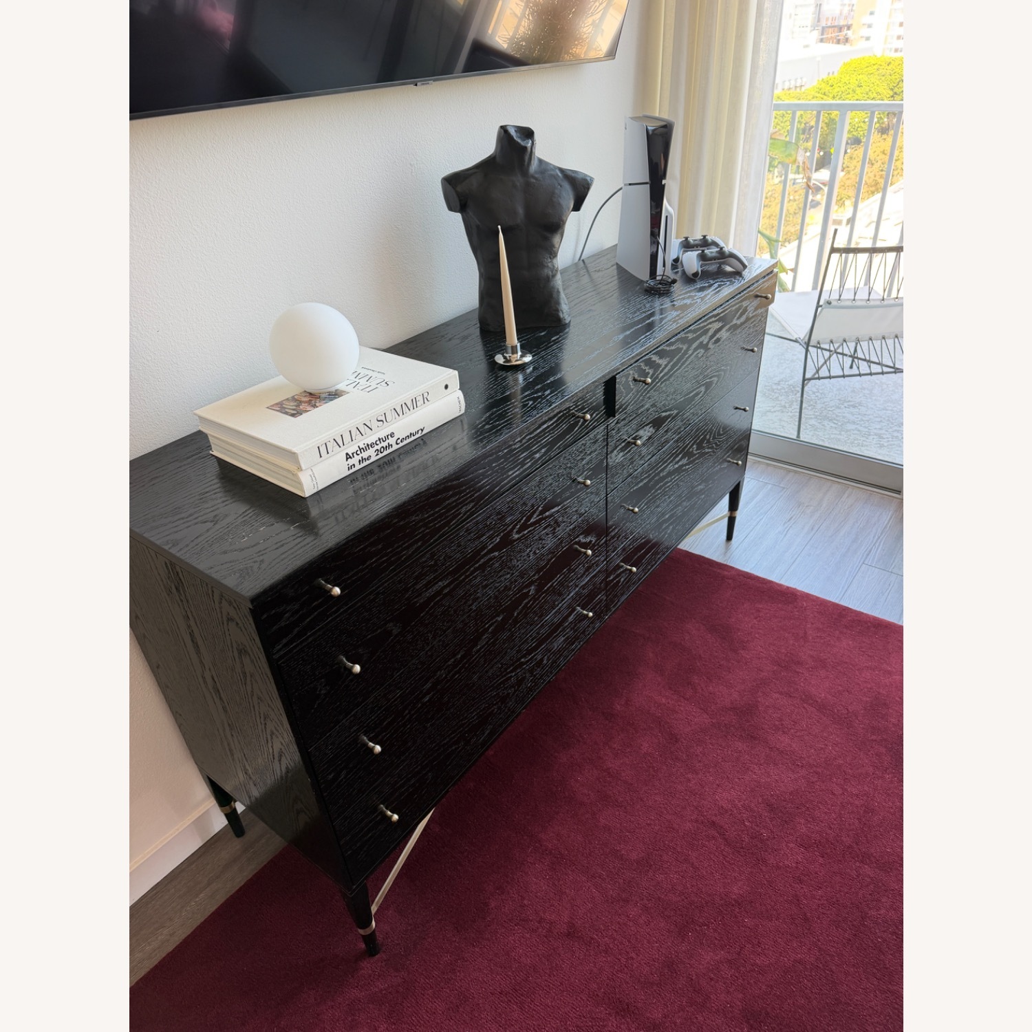 CB2 Solid Oak 8 Drawer Dresser - image-3