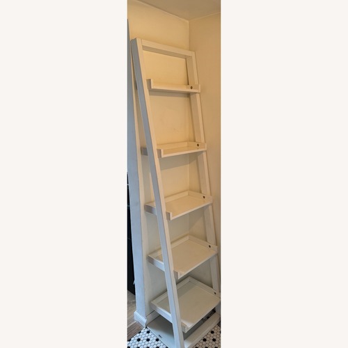 Used  Crate & Barrel Leaning Ladder Bookcase  for sale on AptDeco