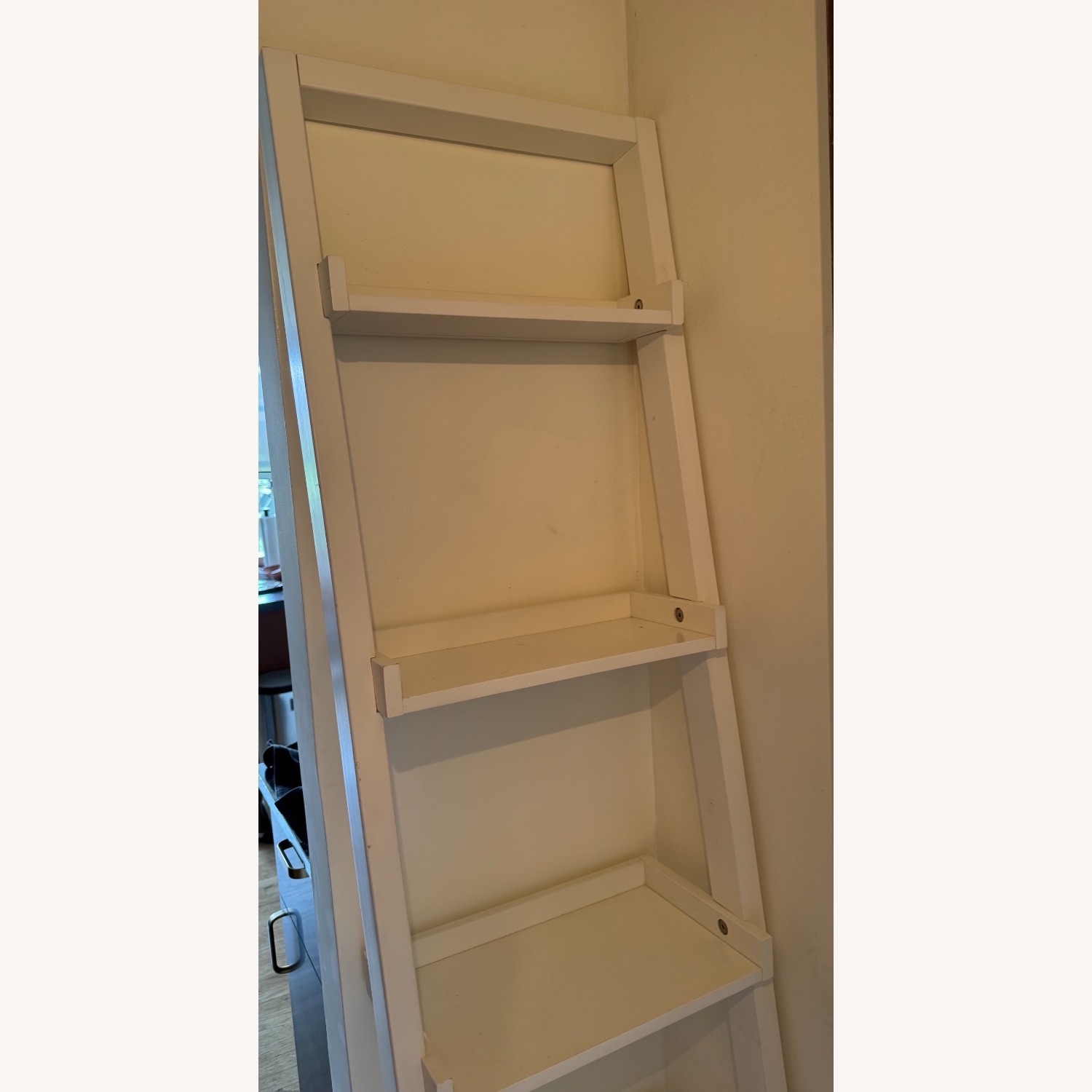  Crate & Barrel Leaning Ladder Bookcase  - image-2