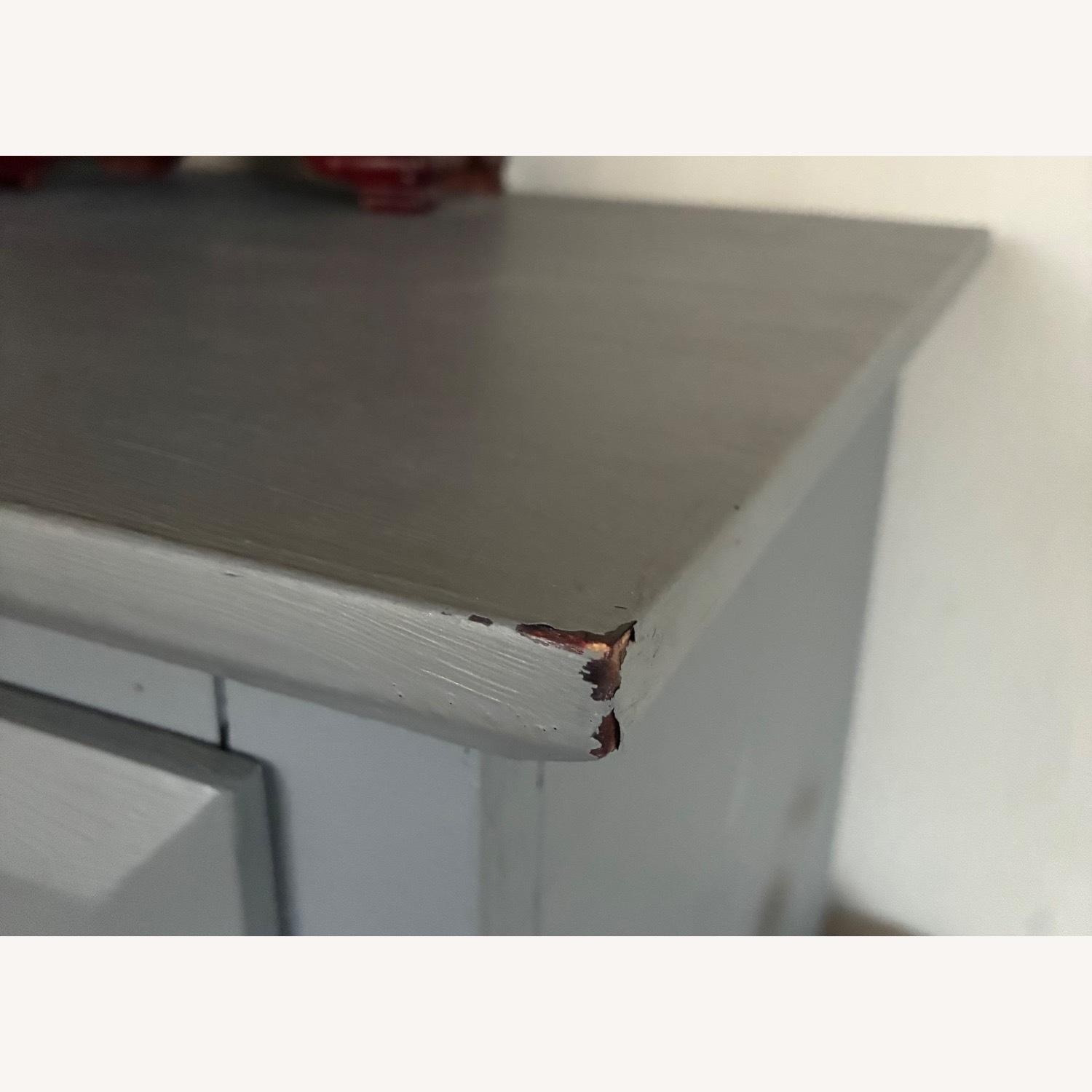 Light Gray Wood Dresser - image-6