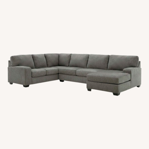 Used Ashley Furniture Newellen Dark Gray 3+ Piece Sectional for sale on AptDeco