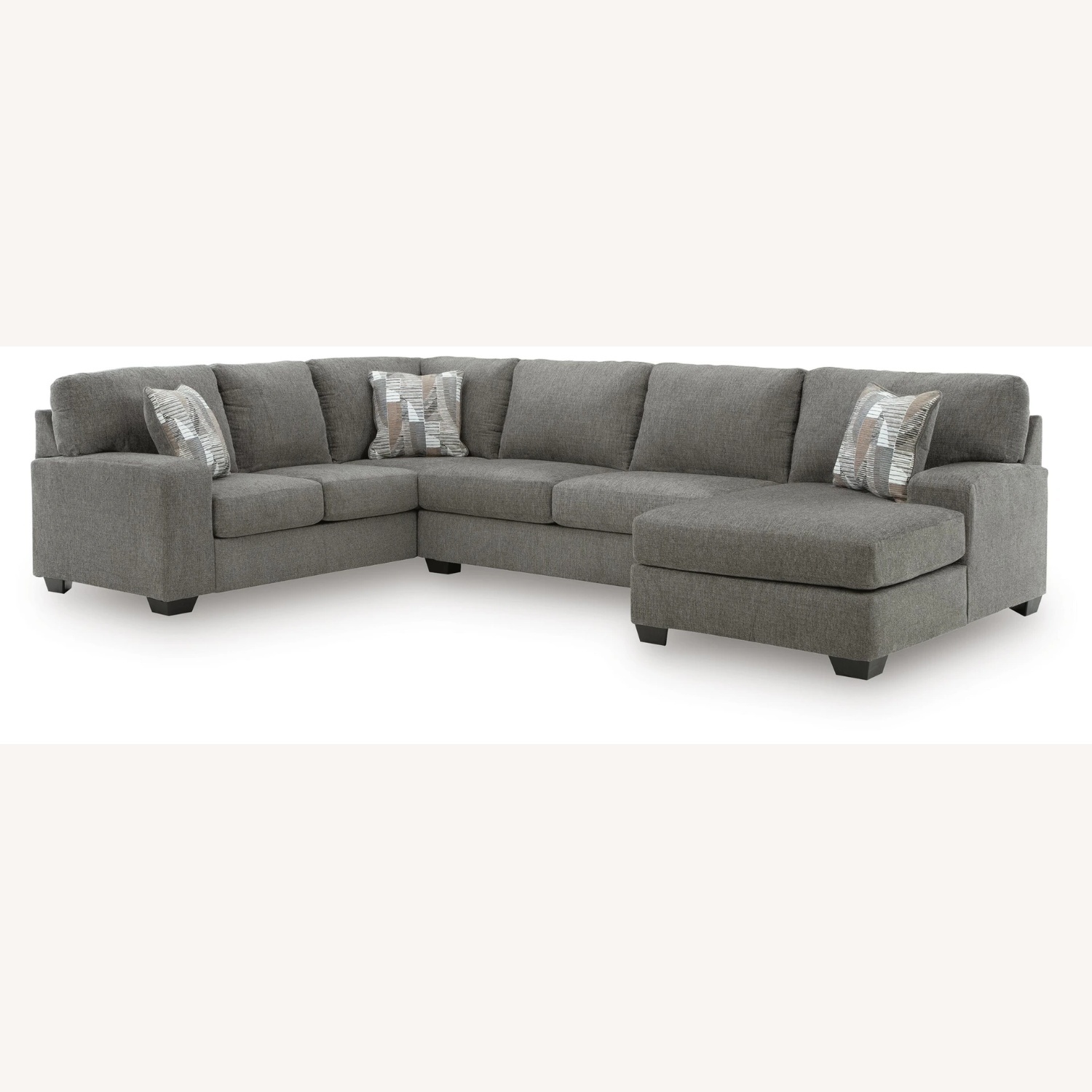 Ashley Furniture Newellen Dark Gray 3+ Piece Sectional - image-5