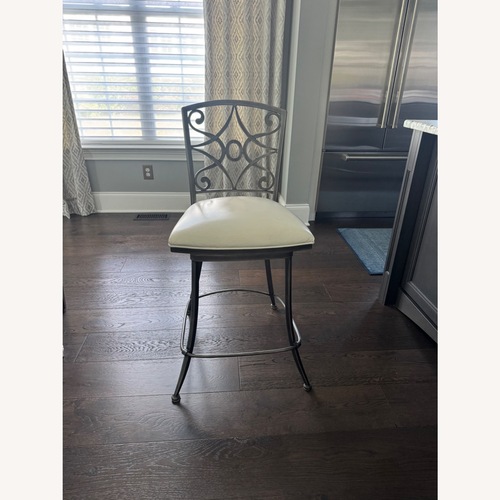 Used Three Ethan Allen Swivel Barstools for sale on AptDeco