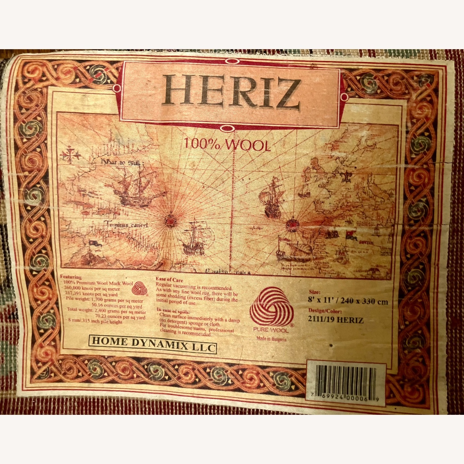 Home Dynamix Heriz Wool Area Rug 8' x 11' - image-3