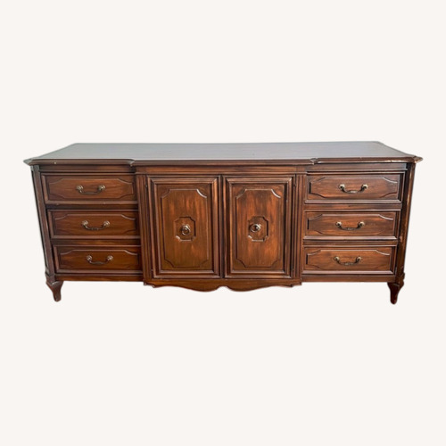 Used Large Dresser with Mirror Vintage Style for sale on AptDeco