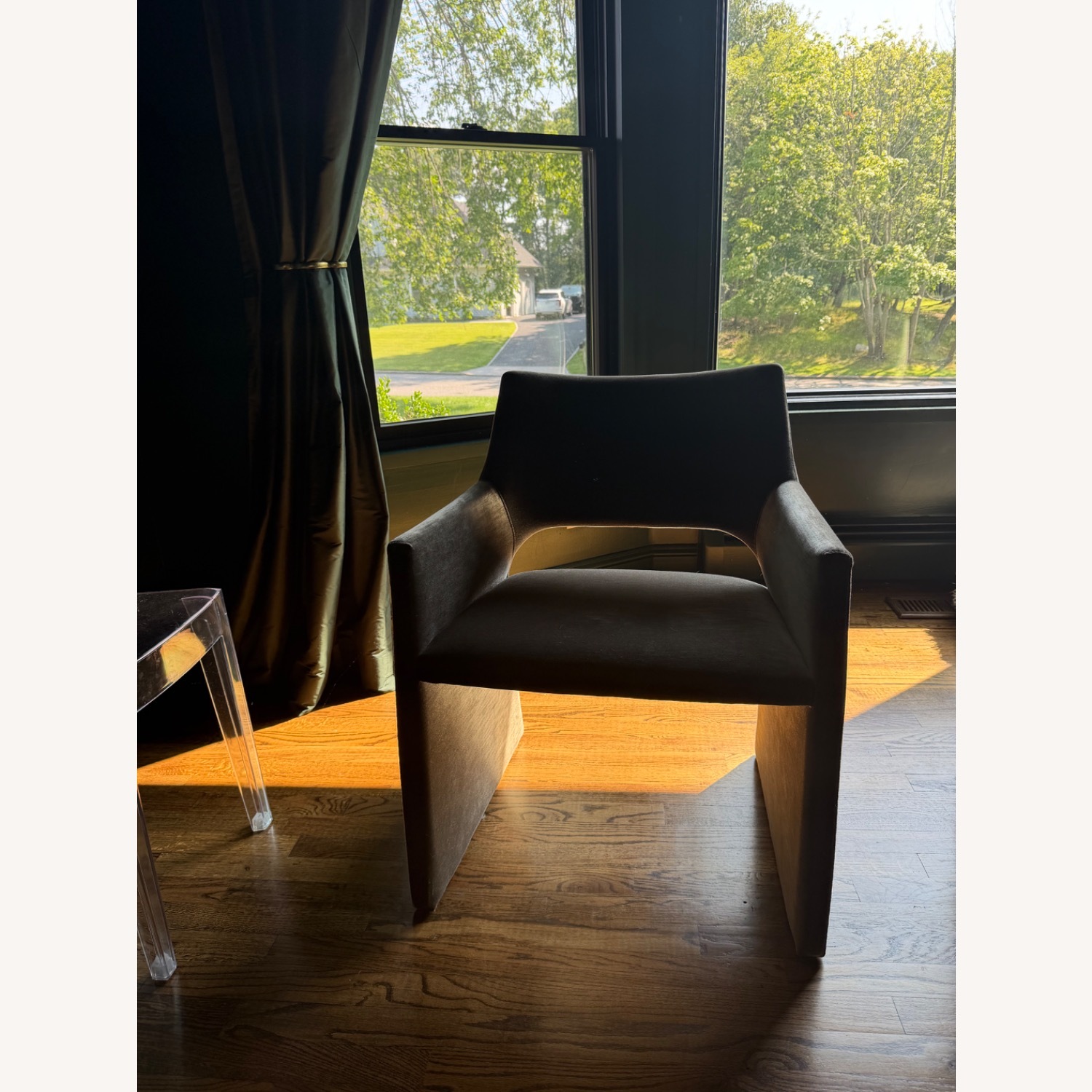 CB2 Foley Velvet Dining Chairs Set of 8  - image-2