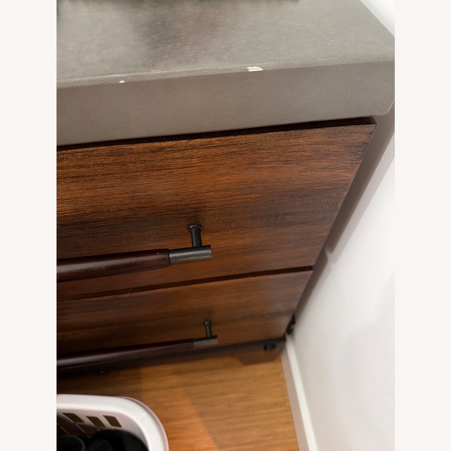 Forge Wood Nightstand Left Pic - image-5