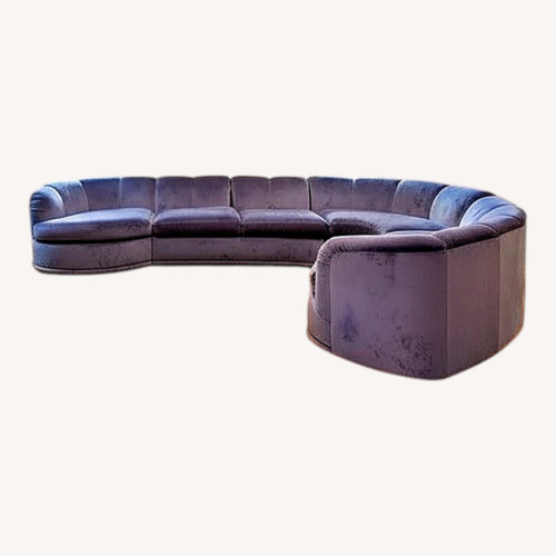 Used Vintage/Antique Purple 3+ Piece Sectional for sale on AptDeco