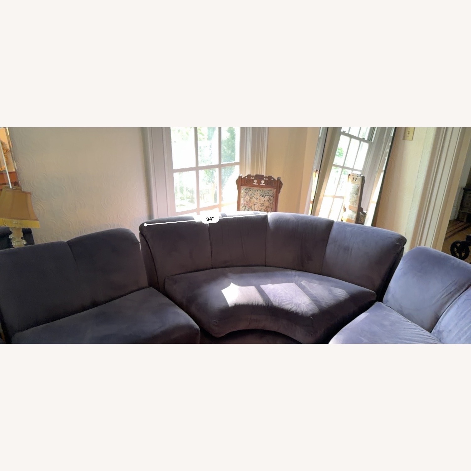 Vintage/Antique Purple 3+ Piece Sectional - image-5