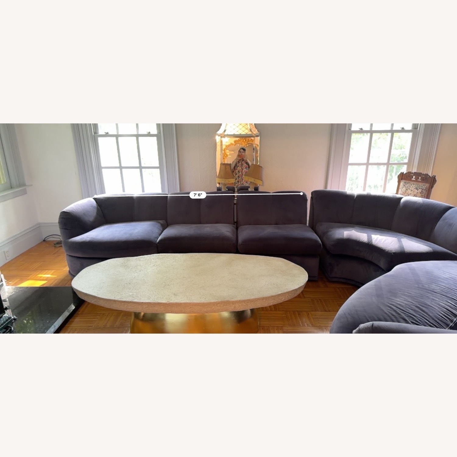 Vintage/Antique Purple 3+ Piece Sectional - image-6