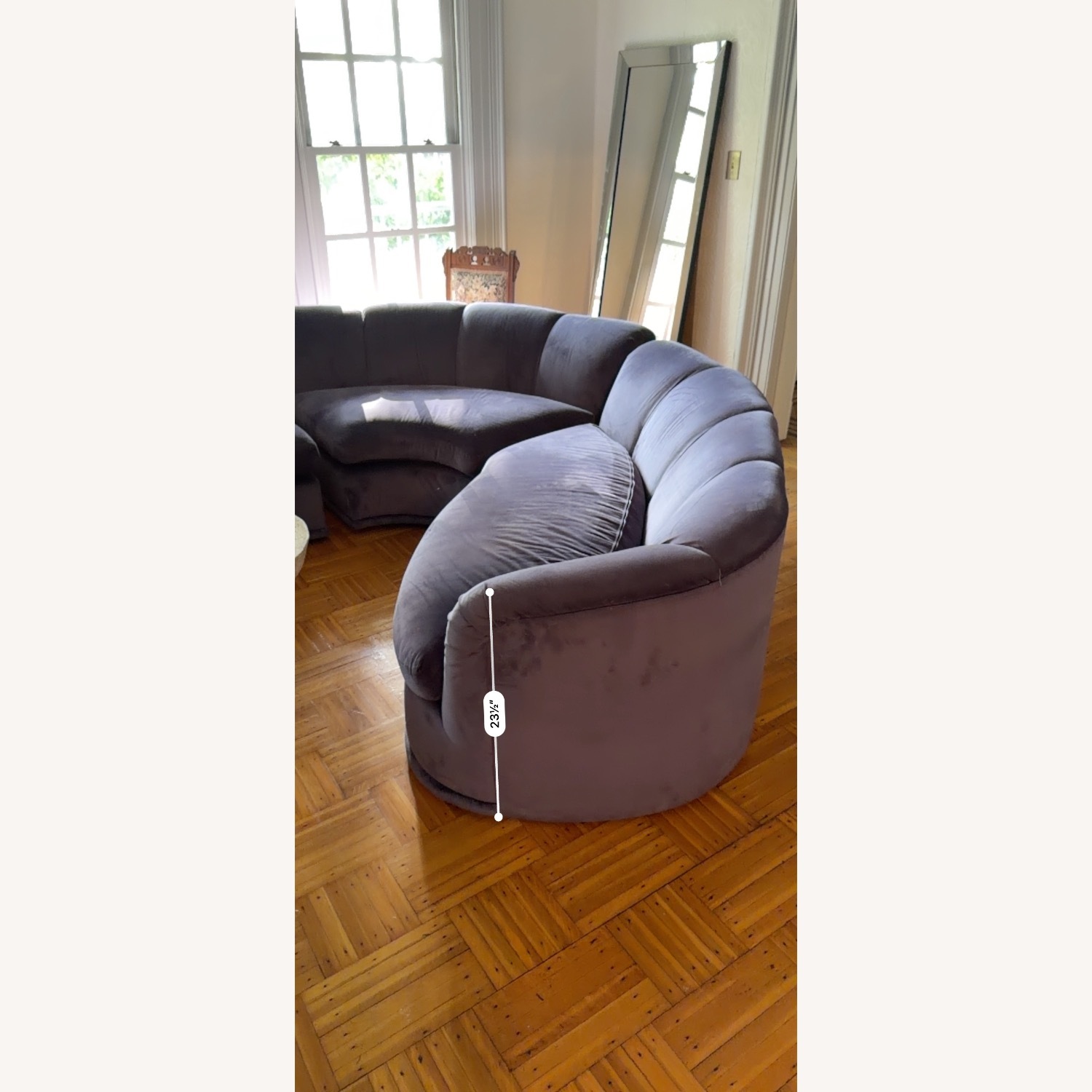 Vintage/Antique Purple 3+ Piece Sectional - image-4