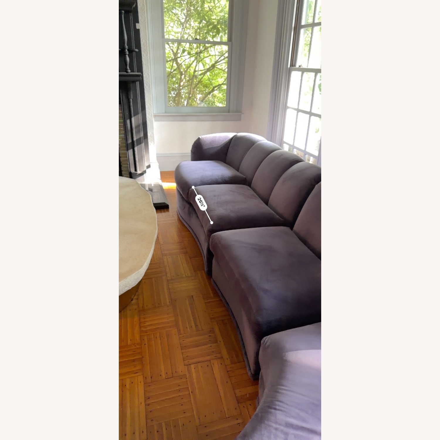 Vintage/Antique Purple 3+ Piece Sectional - image-3