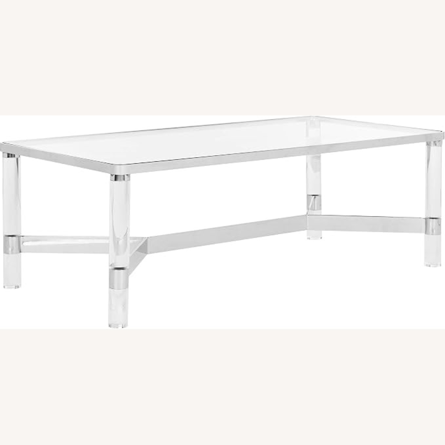 Safavieh Couture Silver Acrylic Coffee Table - image-5