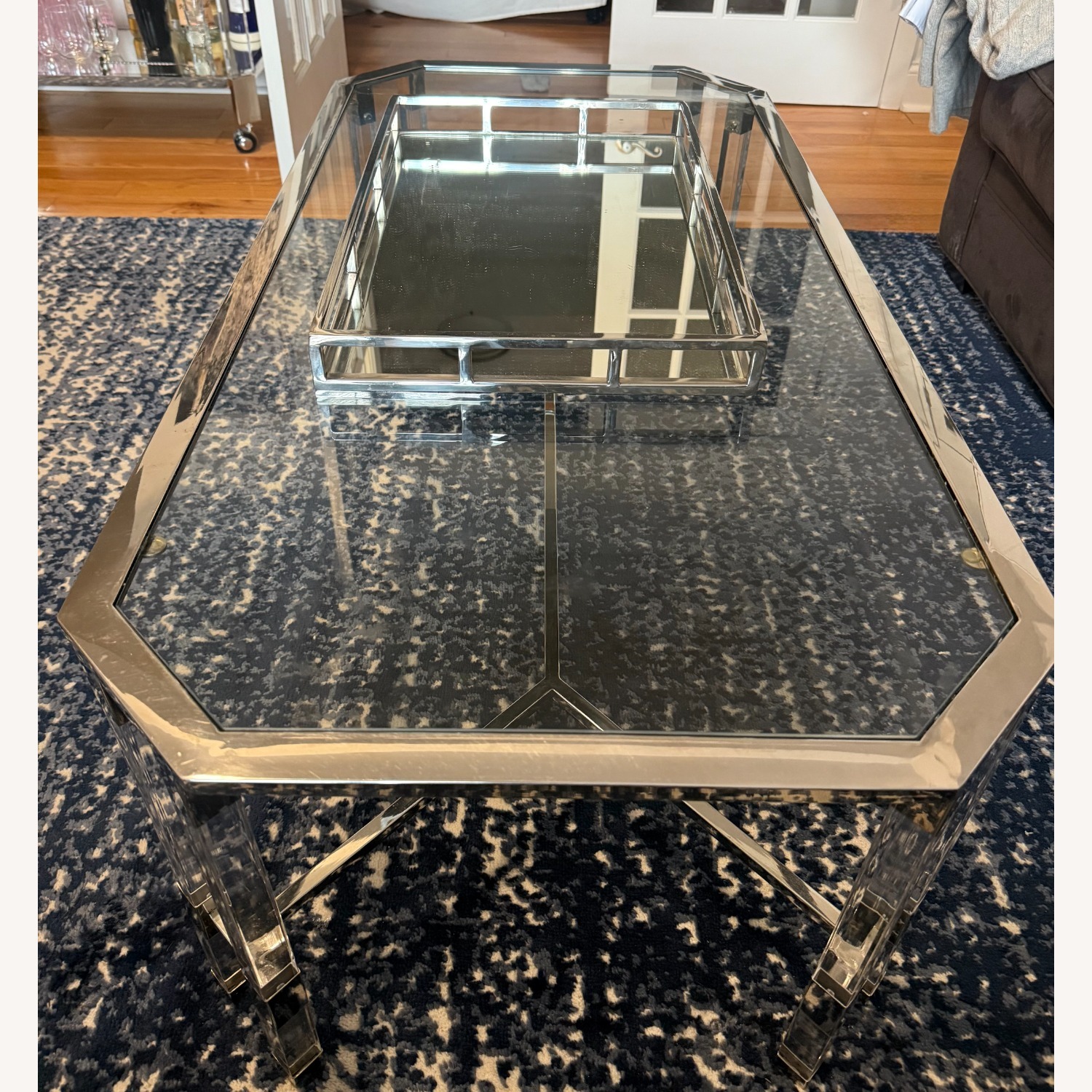 Safavieh Couture Silver Acrylic Coffee Table - image-4
