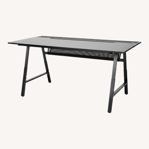 Used IKEA Black Desk for sale on AptDeco