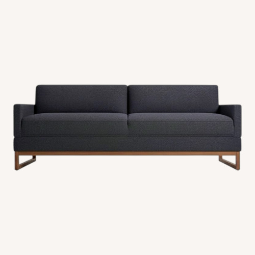 Used Blu Dot Sleeper Sofa Navy Walnut for sale on AptDeco