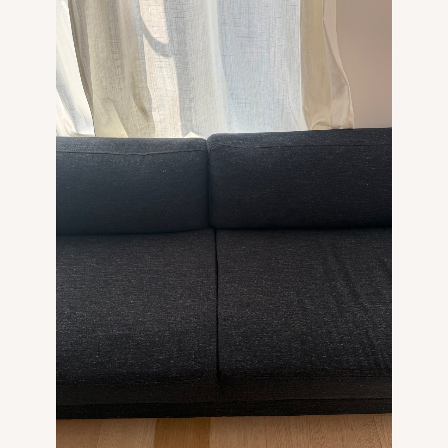 Blu Dot Sleeper Sofa Navy Walnut - image-10