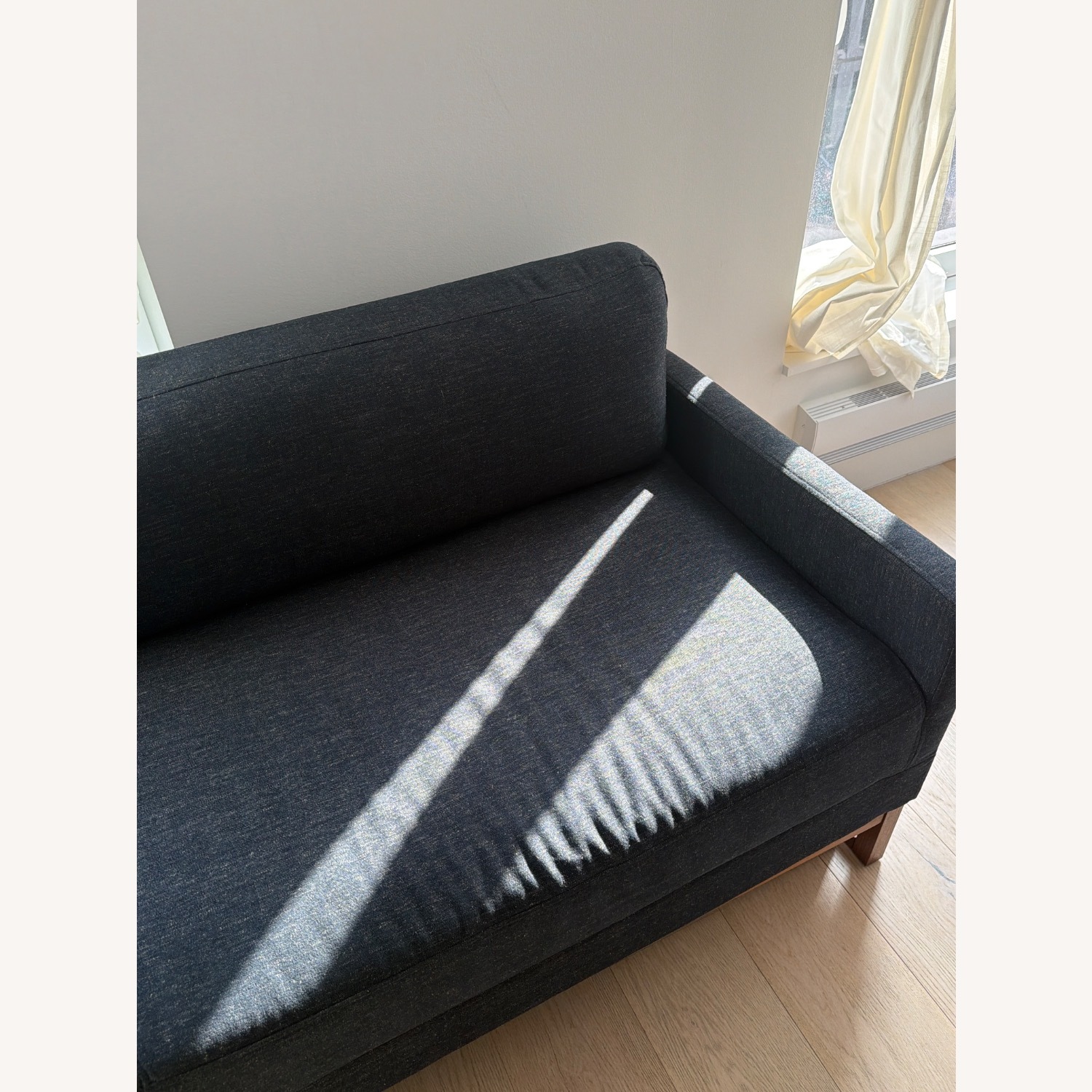 Blu Dot Sleeper Sofa Navy Walnut - image-4
