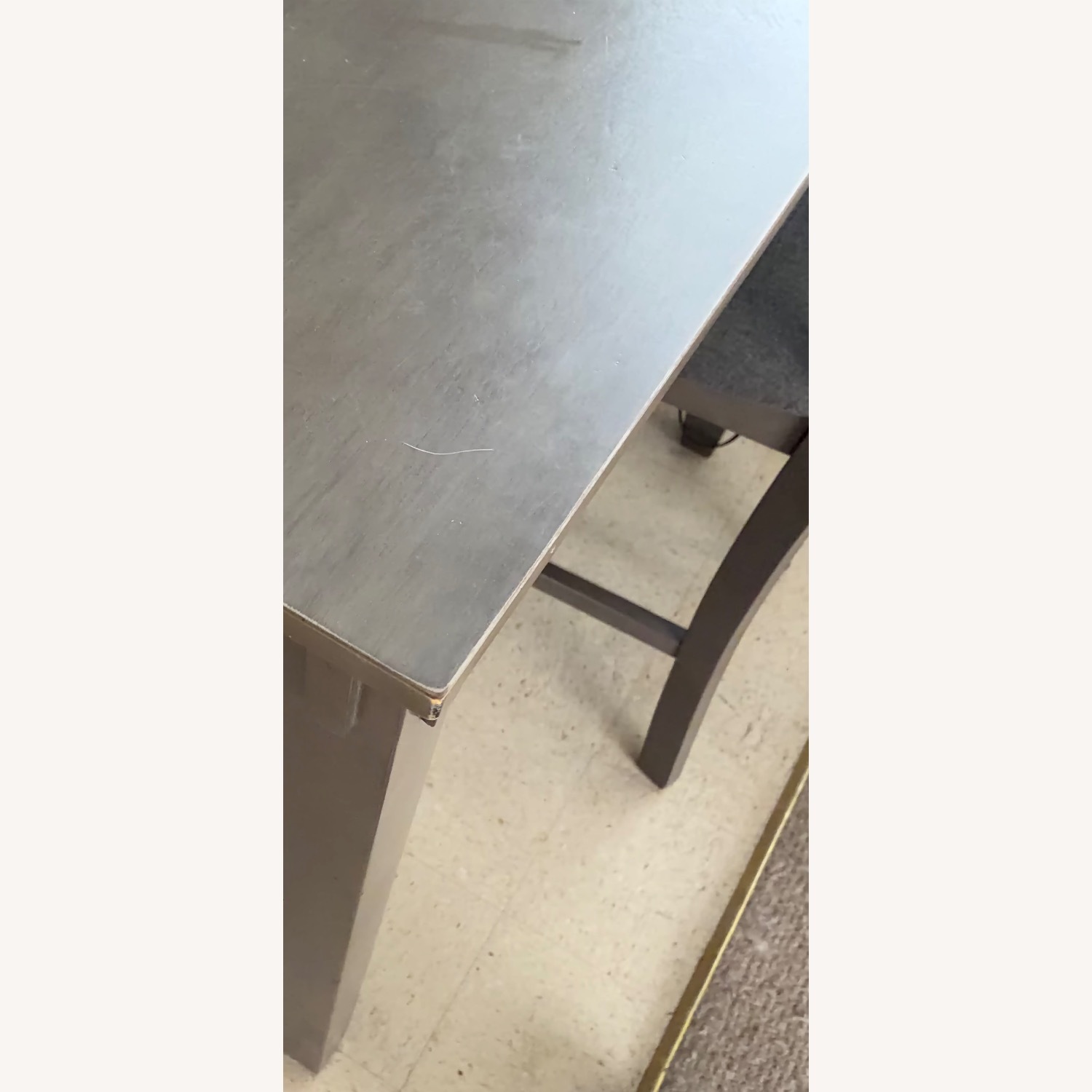 Ashley Bridson Charcoal Gray Wood Dining Table + 4 Chairs - image-5
